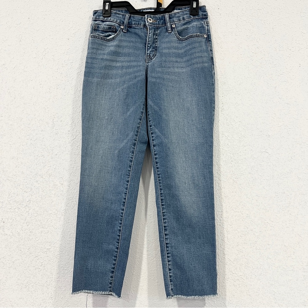 Sofia Vergara  Womens Boyfriend Denim Light Wash Capri Bagi Jeans Size 2S